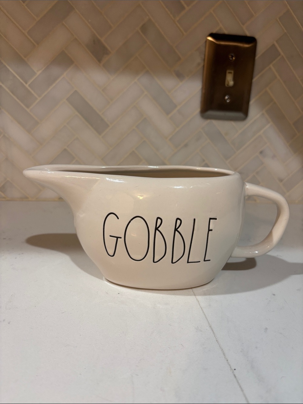 “Gobble” Ceramic Gravy Boat